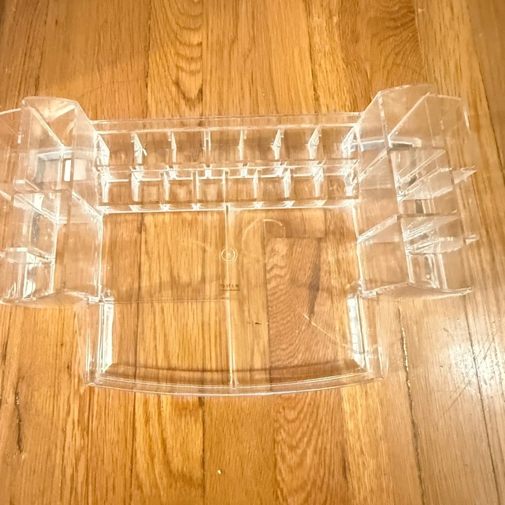 Pre-owned Bino Compartment Acrylic Cosmetic Makeup Organizer Tray Storage